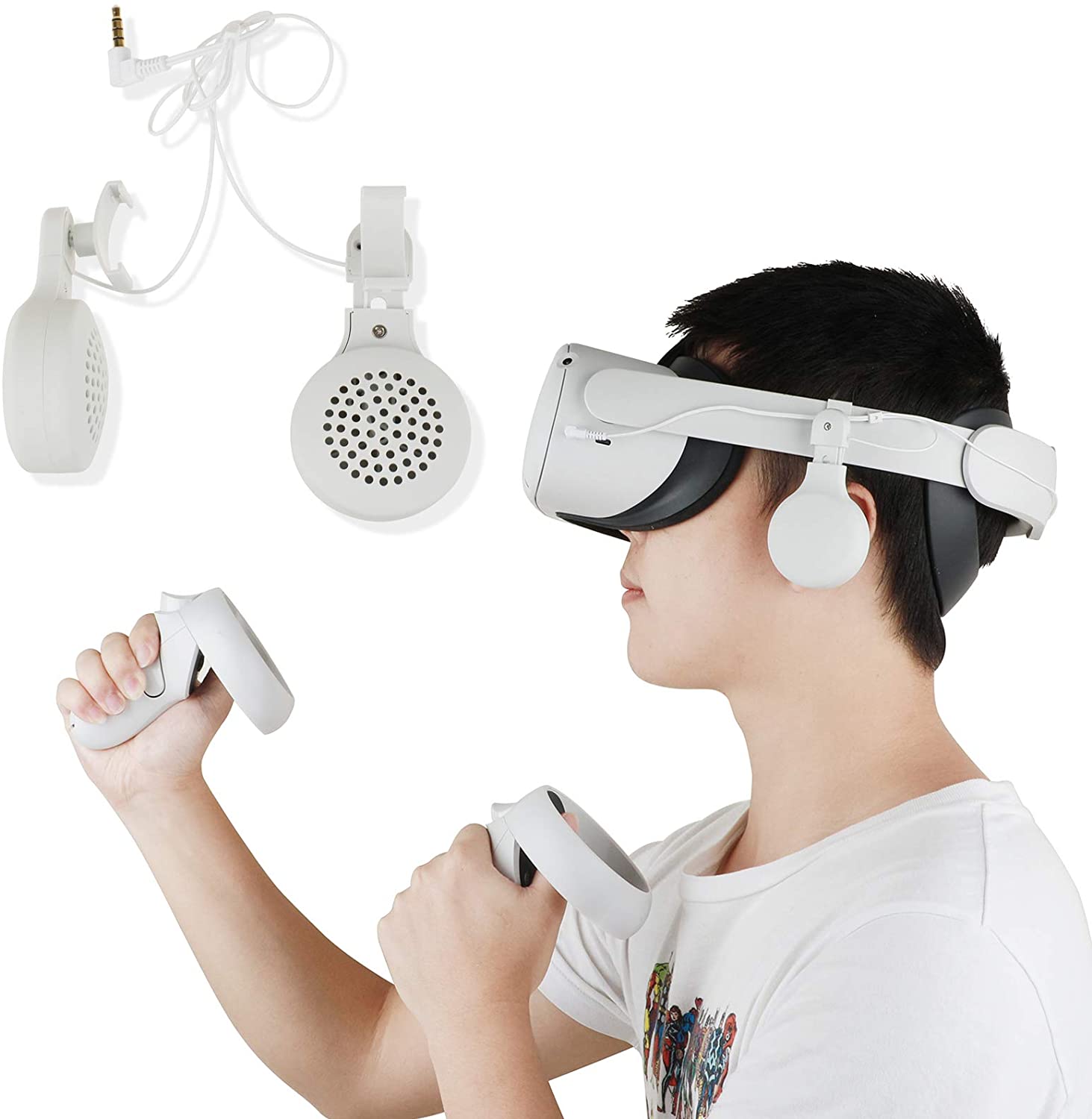 Plannu Gaming Headset for Oculus Quest 