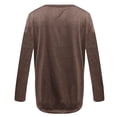 thumbnail image 3 of Women's Peach Heart Bat Sleeve T Shirt V Neck Loose T Shirt Womens Neck Tops Long Sleeve Yoga Shirts Women Hiking Shirts Women Short Sleeve Scrub Jackets Casual Women T Shirt Tech Shirt Swim Tops, 3 of 4