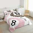 thumbnail image 3 of Castle Fairy 3-Piece Full Leopard Billiards Bedding Comforter Set, 3 of 8