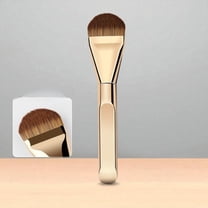 New Tongue Shaped Foundation Brush Super Thin Traceless Flat Head Special Shaped Fan Beauty Tool Flawless Makeup