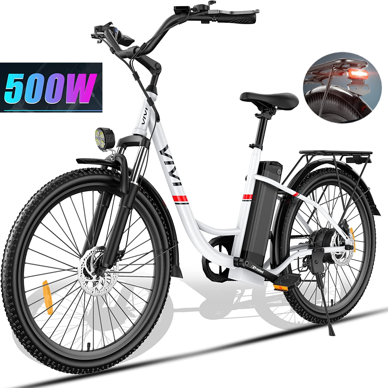 350W Elektrofahrrad E-bike 26''E City bike Pedelec ebike unisex 36V/8AH@VIVI250W 