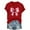 Red, variant on Kaemgyyd Womens Valentines Day Shirt Hearts Tshirt Valentine Gifts Tee Tops Lightweight Crew Neck Workout T-Shirts