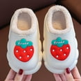 thumbnail image 2 of Huanglei Girls Slippers Warm Winter Fuzzy Lined Indoor Outdoor Comfortable Soft Sole Kids Shoes For Toddler And Little Girls, 2 of 7