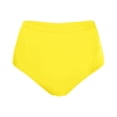 thumbnail image 4 of Conairie Bikini Bottoms For Women High Cut Tummy Control Swimsuit Ruched Scrunch Swim Bottom Yellow XL, 4 of 4