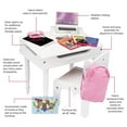 thumbnail image 6 of Playtime by Eimmie Classroom Playset w/ Desk & Chair for 18 Inch Dolls, 6 of 8