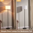 thumbnail image 2 of Lámpara de pie LED Ambimall, diseño simple con pantalla blanca, 2 of 7
