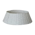 thumbnail image 1 of Langgg Naturally Designed Christmas Tree Base Crafted Water Hyacinth Woven Patterns Easy white trumpet, 1 of 6