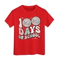 thumbnail image 1 of TZEWGL Casual Shirt For Infnat Print Round Neck Loose Short Sleeve Clothing For Infnants size 8-9T, 1 of 4