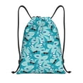thumbnail image 1 of Bingfone Shark Wearing Sunglasses Drawstrings Backpacks Bags for Men Women Gym Drawstrings Bag-Medium, 1 of 6