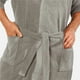 thumbnail image 3 of Bata Baño Plus Absorbente Tamaño Estándar Gris Algodón Concord, 3 of 3