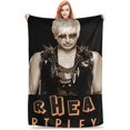 thumbnail image 1 of Rhea Wrestler Ripley Throw Blanket Lightweight Air Conditioner Blanket King Size Blankets for All Seasons Funny Blankets for Office for Running 40"x30", 1 of 8