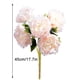 thumbnail image 2 of Ramo de peonía artificial de 5 cabezas, ramo de flores de simulación, centro de mesa de oficina en casa, flor falsa, rosa claro Advancent HA8174-03B, 2 of 6
