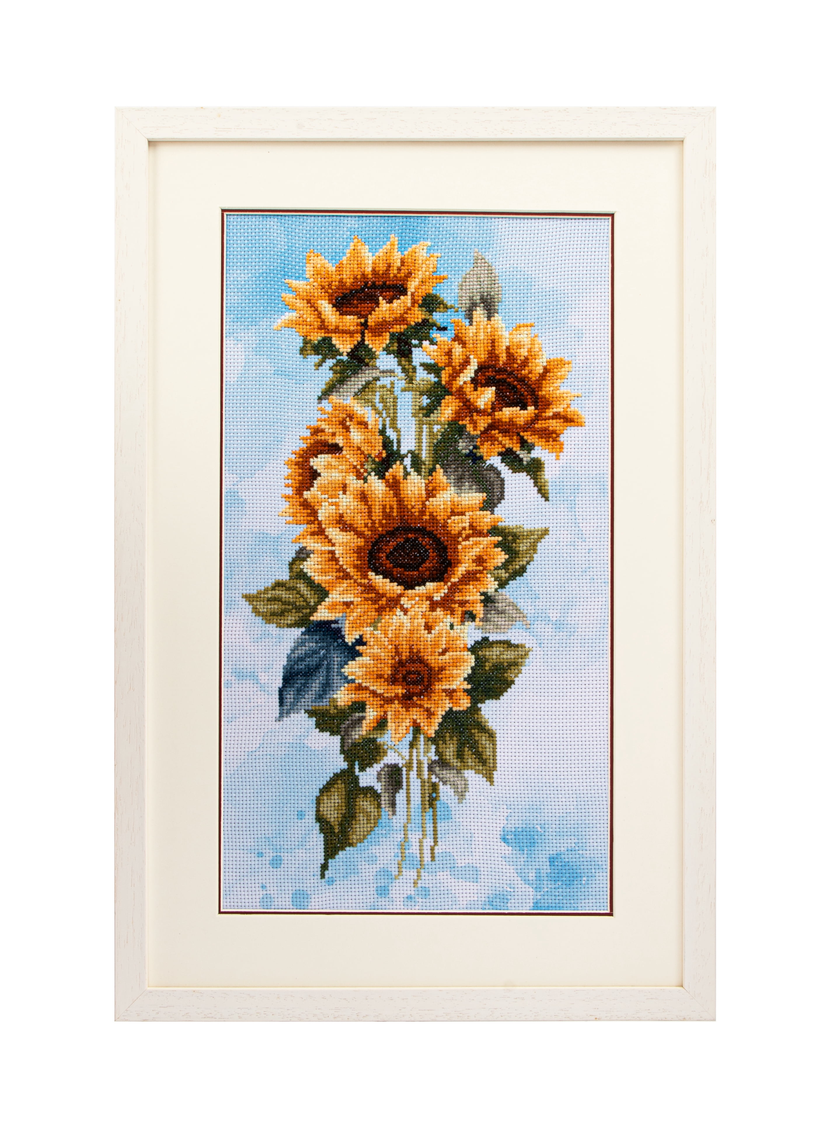 DIAMOND DOTZ® Sunflower Bouquet Special Edition No-Count Cross Stitch Kit