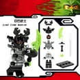 thumbnail image 4 of Brickloop 18 Piezas Figuras Ninja Guerrero Bloques de Construcción Mini Modelos Ladrillos Juguetes para Niños Fans, 4 of 9