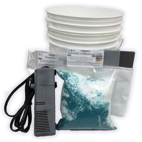 Caswell Black Nickel Plating Kit - 4.5 Gallon