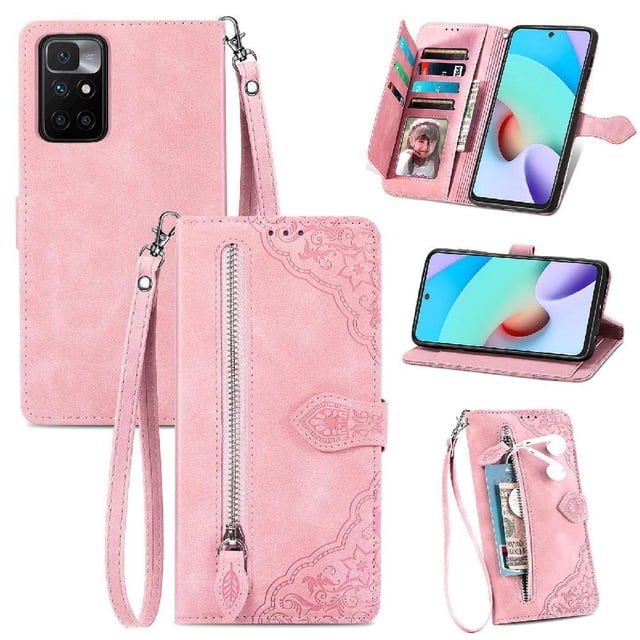 Funda billetera anti-golpes para GANGXUN Redmi Note 11 4G , ideal para día a día y trabajo