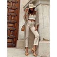 thumbnail image 5 of Women's Solid-Color Openwork Long Cardigan (Resort Style), 5 of 6