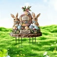 thumbnail image 2 of ZMKIAG Easter Decor for Indoor 2025 Easter Bunny Yard Stakes Easter Acrylic Bunny Garden Stake Easter Decor for Front Door Garden Patio Outdoor Backyard Decorations Easter, 2 of 4