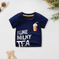 thumbnail image 2 of Staki Baby Boys' Toddler Short Sleeve T-Shirts Crewneck Tops Casual Basic Tees Infant Cute Summer Shirts 18M-12Y,7-8 Years, 2 of 4
