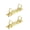 Small gold, variant on Ywmsfl 2Pcs Professional Metal Binding Clip Two Hole Binding Rings School Office Supplies For Files Documents Organization