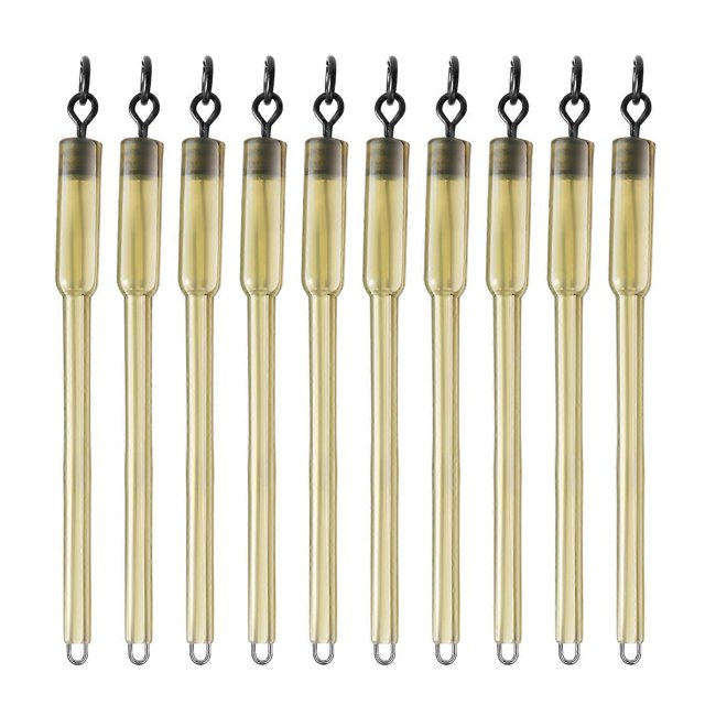10Pcs Carp Fishing Connector Swivels PVA Tube Bags Stems Solid Bag
