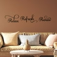 thumbnail image 2 of ESTART 3 Pcs Relax Refresh Renew Metal Wall Art, Black Letter Sign, Bathroom Bedroom Living Room Decor, 2 of 9