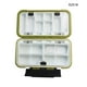 thumbnail image 4 of Eigraketly Caja portátil sellada de plástico ABS, anzuelos duraderos para carretes de pesca, cajas de señuelos, estuche organizador, equipo de Pescar verde oscuro, 4 of 6