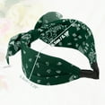 thumbnail image 5 of Unique Bargains 3pcs Bow Knotted Wide Headbands Fashion Hair Accessories for Women Yellow White Green 2.28" Width, 5 of 7
