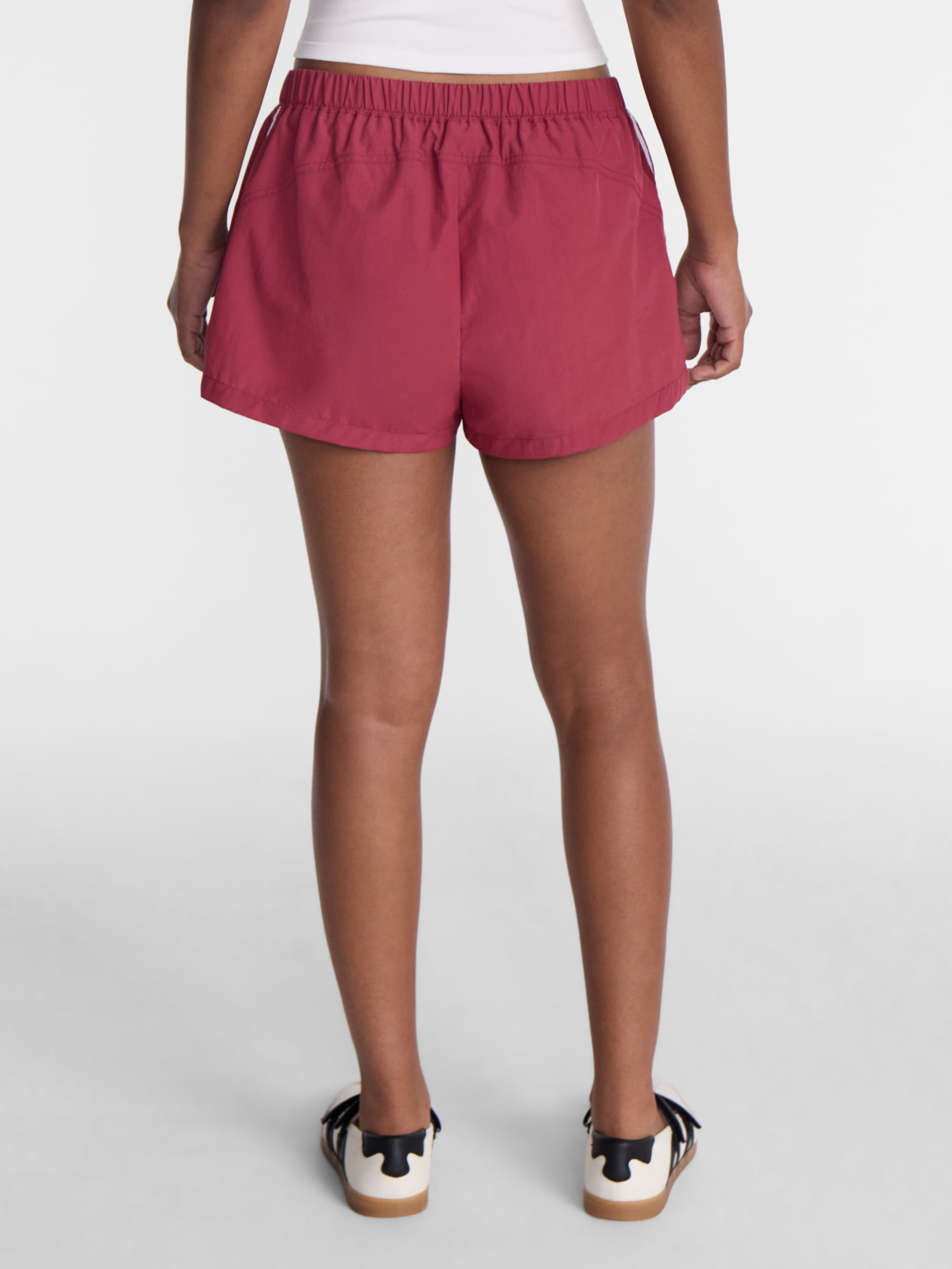 No Boundaries Nylon Track Shorts, 2'' Inseam, Women's XXS-XXL