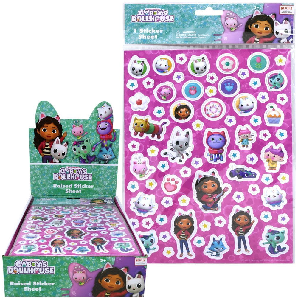 Gabby 6pcs Clear Beach Watering Can & Stickers