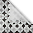 thumbnail image 4 of Ambesonne Mid Century Valance Pack of 2, Retro Style Atomic, 54"X12", Pale Grey Black Red, 4 of 5