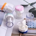 thumbnail image 4 of Copos de jabón desechables portátiles de viaje con caja de almacenamiento, papeles de jabón, Mini papel espumoso perfumado, suministros de limpieza de Lava, 4 of 5