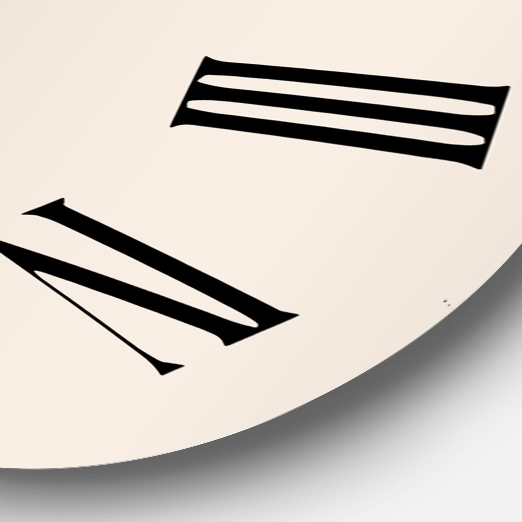 Designart 1 in Quartz Modern/Contemporary Wall Clock