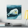 thumbnail image 3 of Harp Seal Surrealism - Canvas, 3 of 10