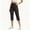 Brown women capri pants with pockets a1, variant on Womens Capri Pants Elastic Waist Casual Solid Capri Trousers with Pockets Cargo Cropped Pants Summer Loose Fit Beach Work Lounge Flowy Everyday Wear, Beige S