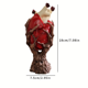 thumbnail image 3 of Estatua de árbol con forma de corazón anatómico rojo, modelo de disección de corazón, adornos artesanales de resina que simbolizan el renacimiento y la esperanza, 3 of 6