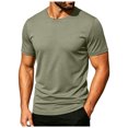 thumbnail image 7 of Shirts For Men Shirt Silky Men's Athletic T-Shirts Workout Running Short Sleeve Gym Shirts Size 8XL, 7 of 7