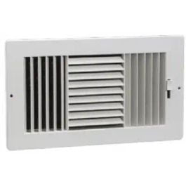 

American Metal American Metal 383W10X6 3 Way Side Register 10 By 6 Inch