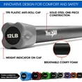 thumbnail image 3 of Yes4All Total Body Weighted Workout Bar, for Exercise, Therapy, Aerobics, Yoga, Strength Training - 12lbs, 3 of 6