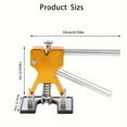thumbnail image 3 of Car Body Sheet Metal Paintless Dent Plastic Puller Kit Auto Hail Pit Removal Repair, 3 of 5