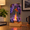 Dragon Tower, variant on Space Artemis1 3D Space Lamp, Fantasy Epoxy Night Light with Wood Base, USB- LED Ambient Light