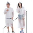 thumbnail image 2 of Moyic Chubasquero de 2 piezas, chubasquero para senderismo, Poncho de EVA con capucha, ropa de lluvia transparente para viajes, ropa impermeable para Paraguas de lluvia Moyic HA067274-00, 2 of 6