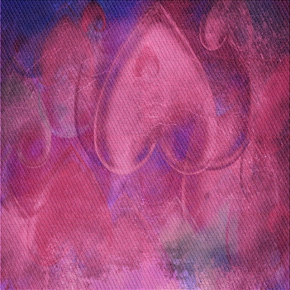 Ahgly Company Indoor Square Patterned Neon Pink Area Rugs, 7' Square