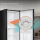 thumbnail image 2 of White Westinghouse  Refrigerador 9 pies  Top Mount 247 L  Inverter automático  2 puertas con congelador  Control mecánico de temperatura  Despachador de agua  Puerta reversible  Luz interior, 2 of 8