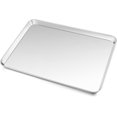 thumbnail image 1 of Joyfair 17.5 Inch Baking Sheet, Stainless Steel Half Size Cookie Sheet Pan, Professional Bakeware for Roasting and Grilling, Rolled Rim & Mirror Finish, Heavy Duty & Rust Resistant, Dishwasher Safe, 1 of 7