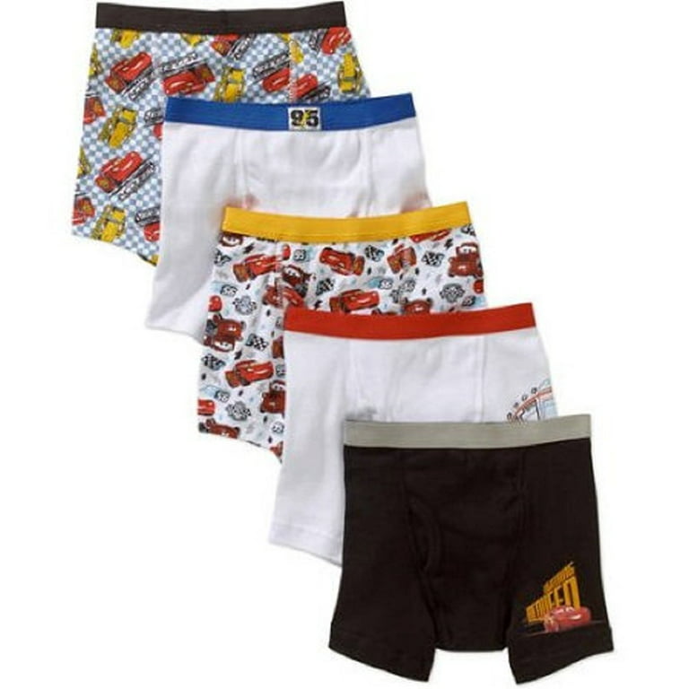 Cars Toddler Boys' Boxer Briefs, 5-Pack
