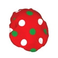 thumbnail image 2 of Disketp White And Green Polka Dot Shower Caps,Reusable Shower Cap For Women, Double Layer Waterproof Hair Cap, Large Size For All Hair Lengths,For Girls Spa Home Salon Use, 2 of 9