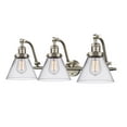 thumbnail image 1 of Innovations 3-LT LED Large Cone 28" Bathroom Fixture - Brushed Satin Nickel - 515-3W-SN-G42-LED, 1 of 1