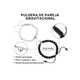 thumbnail image 4 of 2 Pulseras Pareja Con Imán Love Regalo Para Mujer Hombres Xtellar blanco, 4 of 4