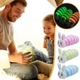 thumbnail image 3 of Fridja Glow Decompression Rocking Rabbit, Protection Color Slug Parent-child Toy Puzzle Caterpillar, Luminous Product Christmas Gift for Kids, 3 of 7